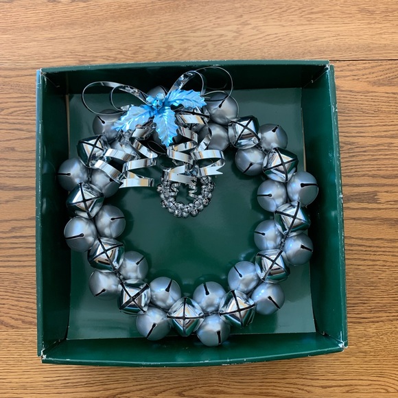 Other - 14” Wreath Jingle Bells + a 3” ornament wreath. Listen to video & hear slay bell